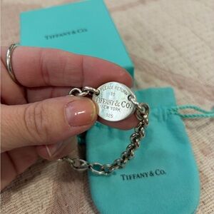 Tiffany & Co. Sterling Silver Return to Tiffany Oval Tag Bracelet